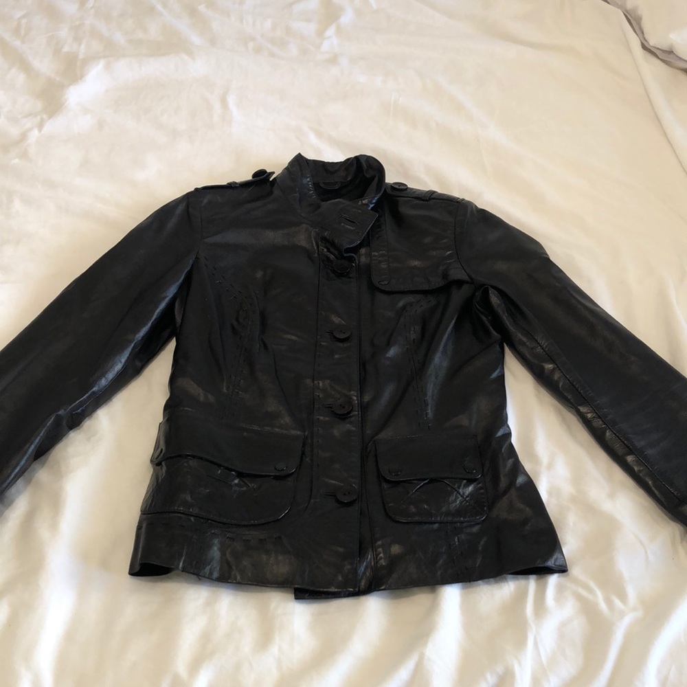 Leather jacket